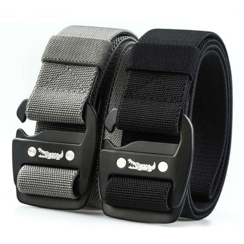 125CM Braided Elastic Weave Nylon Military Belts - MRSLM