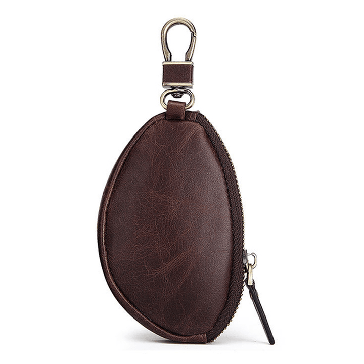 GZCZ Genuine Leather Car Key Holder Key Bag - MRSLM