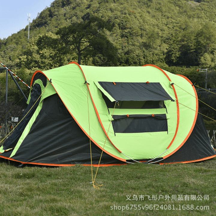 Outdoor Big Tent Waterproof UV Family Tent Auto Setup Camping Sun Shelters - MRSLM