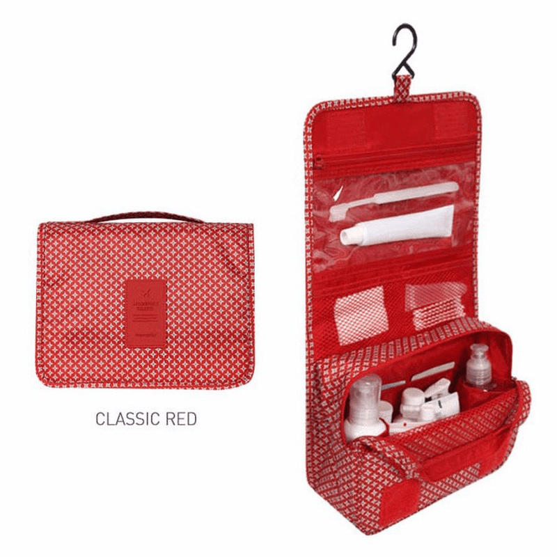 Honana BX-111 Waterproof Travel Wash Cosmetic Bag Compact Cube Pouch Storage Bag Mesh Organizer - MRSLM