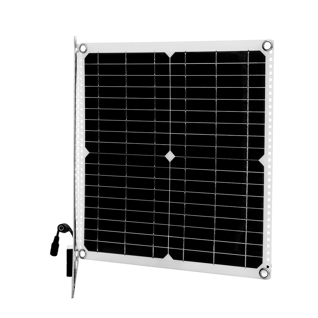 18V Mono Solar Panel Single USB 12V/5V DC Monocrystalline Flexible Solar Charger for 60W System Car RV Boat Battery Charger - MRSLM