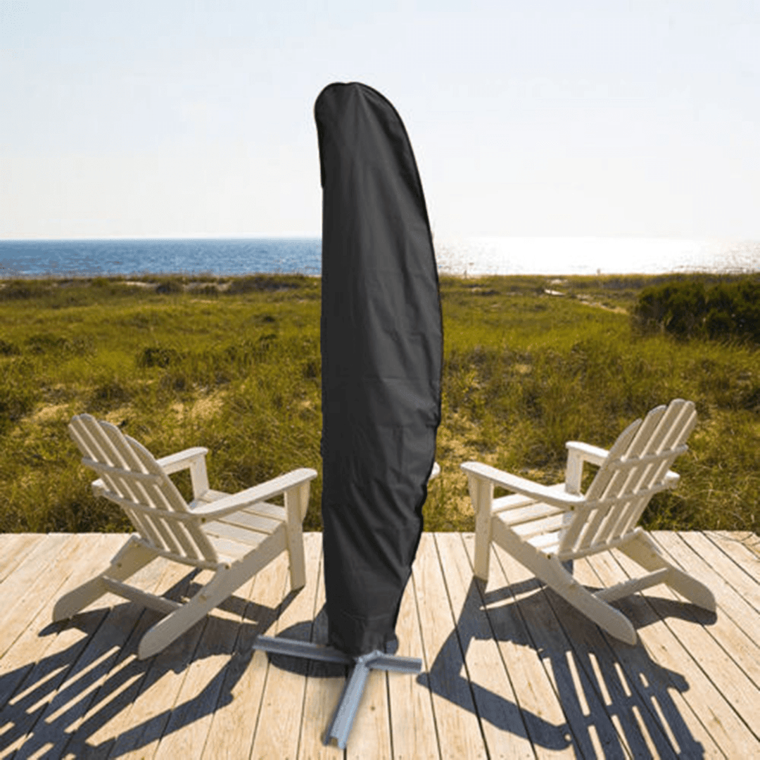 Outdoor Patio Yard Parasol Umbrella Waterproof Shade Cover UV Dust Protector - MRSLM