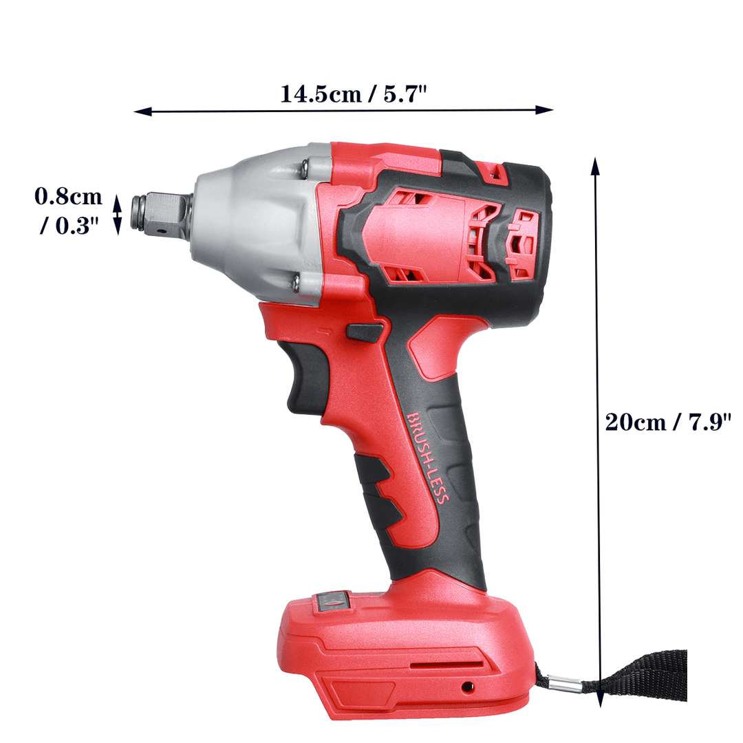 Cordless Electric Screwdriver Brushless Impact Wrench Driver Hammer for Makita 18V Battery - MRSLM