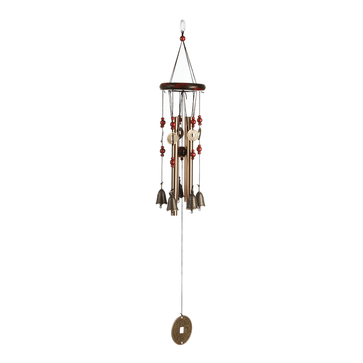 2 Sizes 4 Tubes/10 Tubes Outdoor Amazing Antique Wind Chimes Outdoor Yard Bells Garden Hanging Decorations Gifts - MRSLM