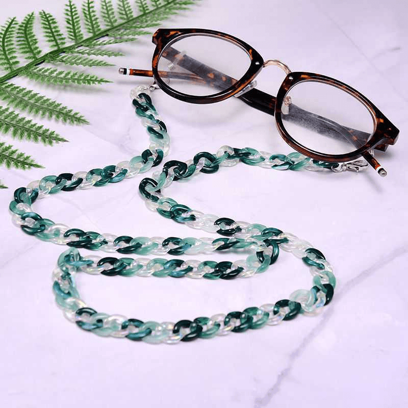 Glasses Chain Tortoiseshell Two-Color Non-Slip Anti-Lost Glasses Lanyard Halter Neck - MRSLM