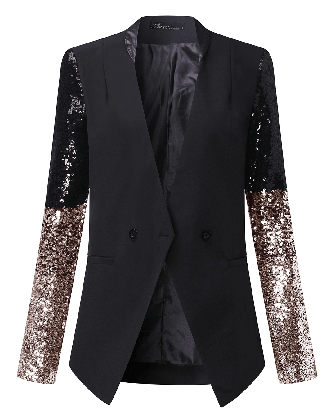 Women Party Gradient Sequins Sleeve Fashion Suits Coats - MRSLM