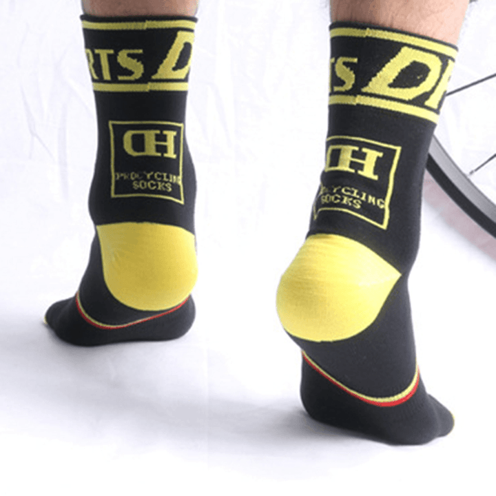 DH Sports Mens Womens Cycling Cushion Crew Sock - MRSLM