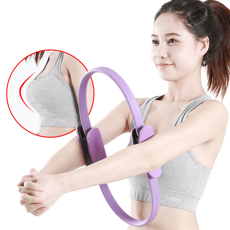 KALOAD Dual Grip Yoga Pilates Ring Legs Arms Waist Slimming Body Building Magic Circle Fitness Exercise Yoga Tools - MRSLM