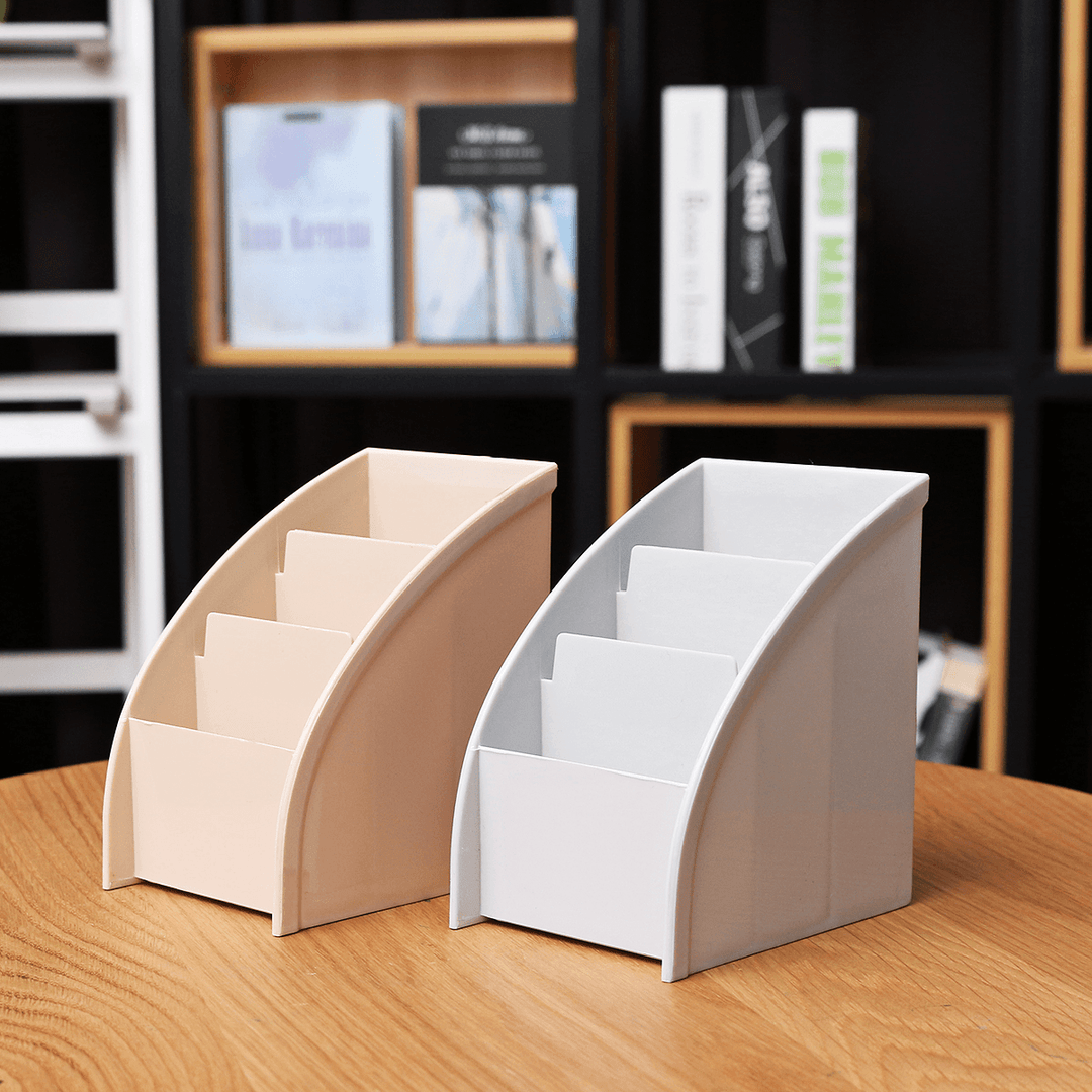 Remote Control Phone Stand Holder Desktop Organizer Home Office Storage Boxes - MRSLM