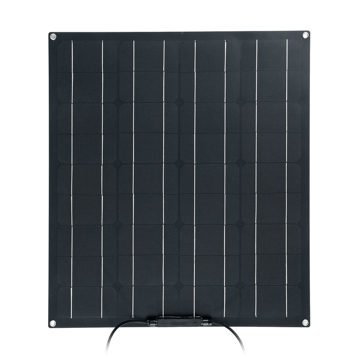 50W Solar Panel Matte Texture Field Vehicles Emergency Charger with 4 Protective Corners - MRSLM