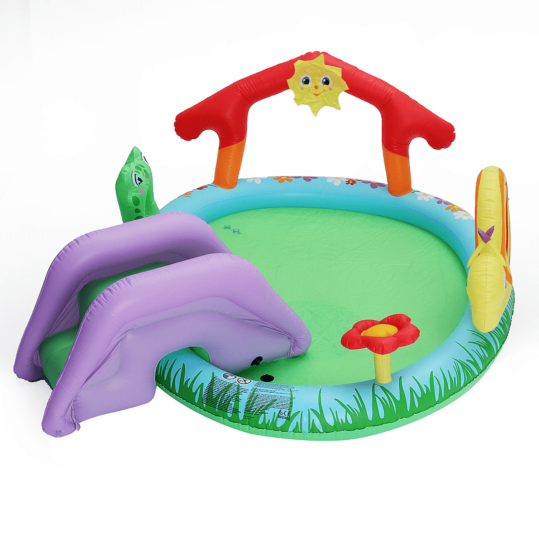 Kids Inflatable Swimming Pool Summer Children Water Playing Center Folding Portable Kids Game Toy Outdoor Garden - MRSLM