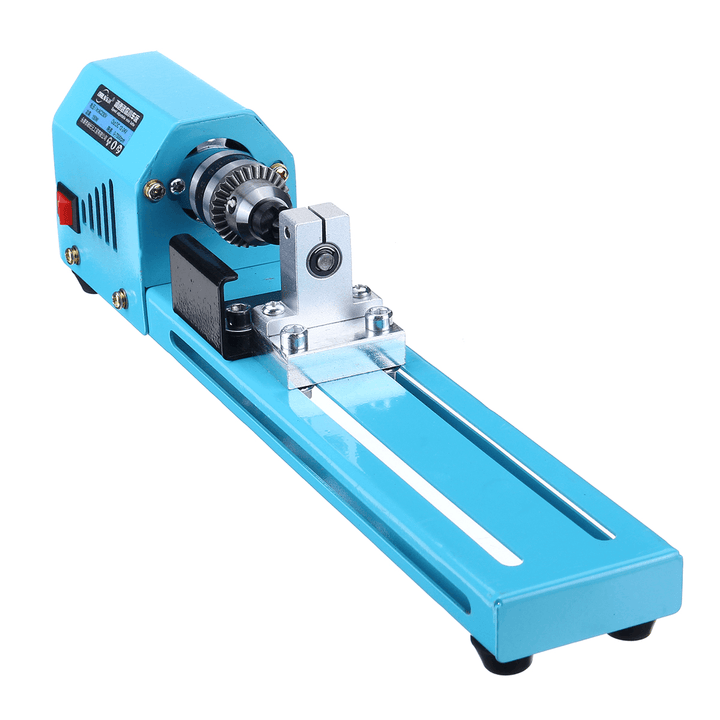 150W 12V-24V Mini Beads Machine Miniature Lathe DIY Woodworking Lathe Grinding Polishing Wood Working DIY Lathe Polishing Drill Rotary Tool - MRSLM