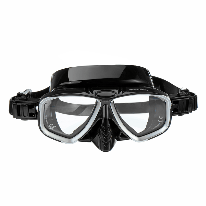 Men Women Diving Mask Anti-Fog Mask Underwater Swimming Breath Snorkeling Glasses - MRSLM