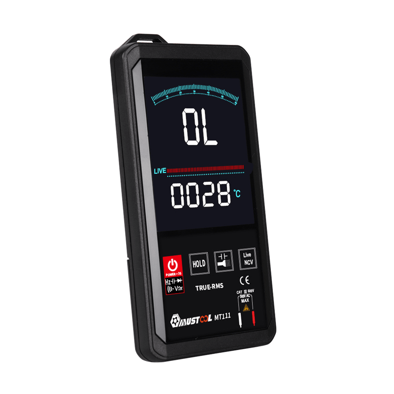 Mustool MT111 Touch Screen Digital Multimeter 6000 Counts Intelligent Scanning Digital Multimeter AC DC Measurement NCV True RMS Measurement - MRSLM