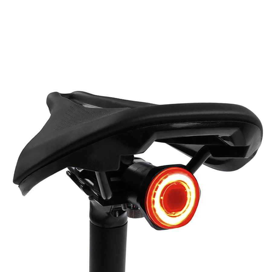 COB LED Bike Taillight 100Lm 7 Modes Adjustable Bicycle Seat Light 180° Rotation Waterproof USB Charging Cycling Night Lamp - MRSLM