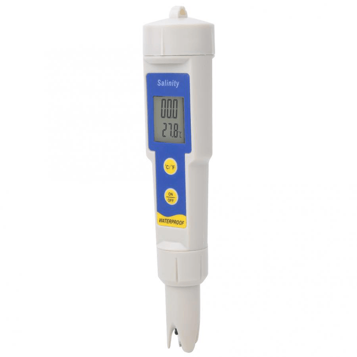 Salinity Meter SA-1397 Portable Digital Salinity Meter High Waterproof Temperature Tester - MRSLM