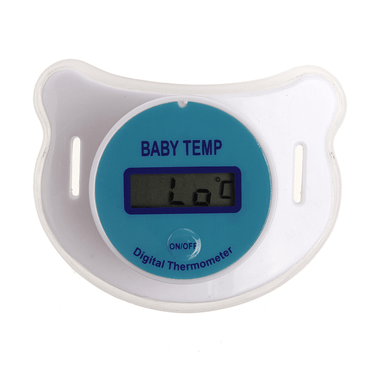 Vvcare KFT-21 LCD Baby Infant Nipple Pacifier Mouth Thermometer Portable Baby Celsius Thermometer Soother Soft Baby Kids Health Fever Care - MRSLM