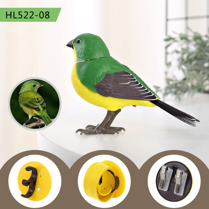 The Simulation Electric Singing Bird Toy Will Call and Move - MRSLM