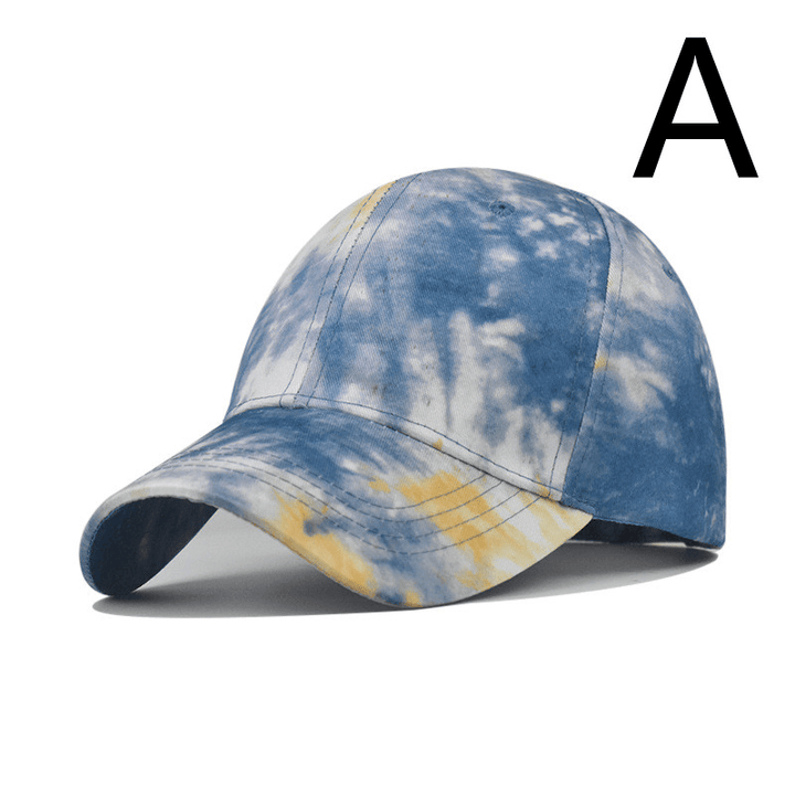 Tie-Dyed Cotton Men'S and Women'S Baseball Caps - MRSLM