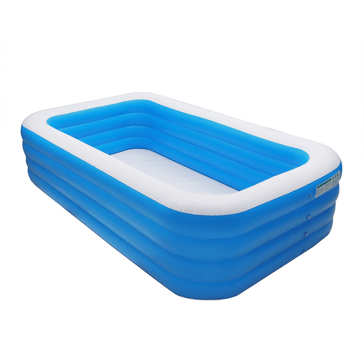 3/4 Layers Inflatable Swimming Pool Home Camping Garden Ground Pool - MRSLM