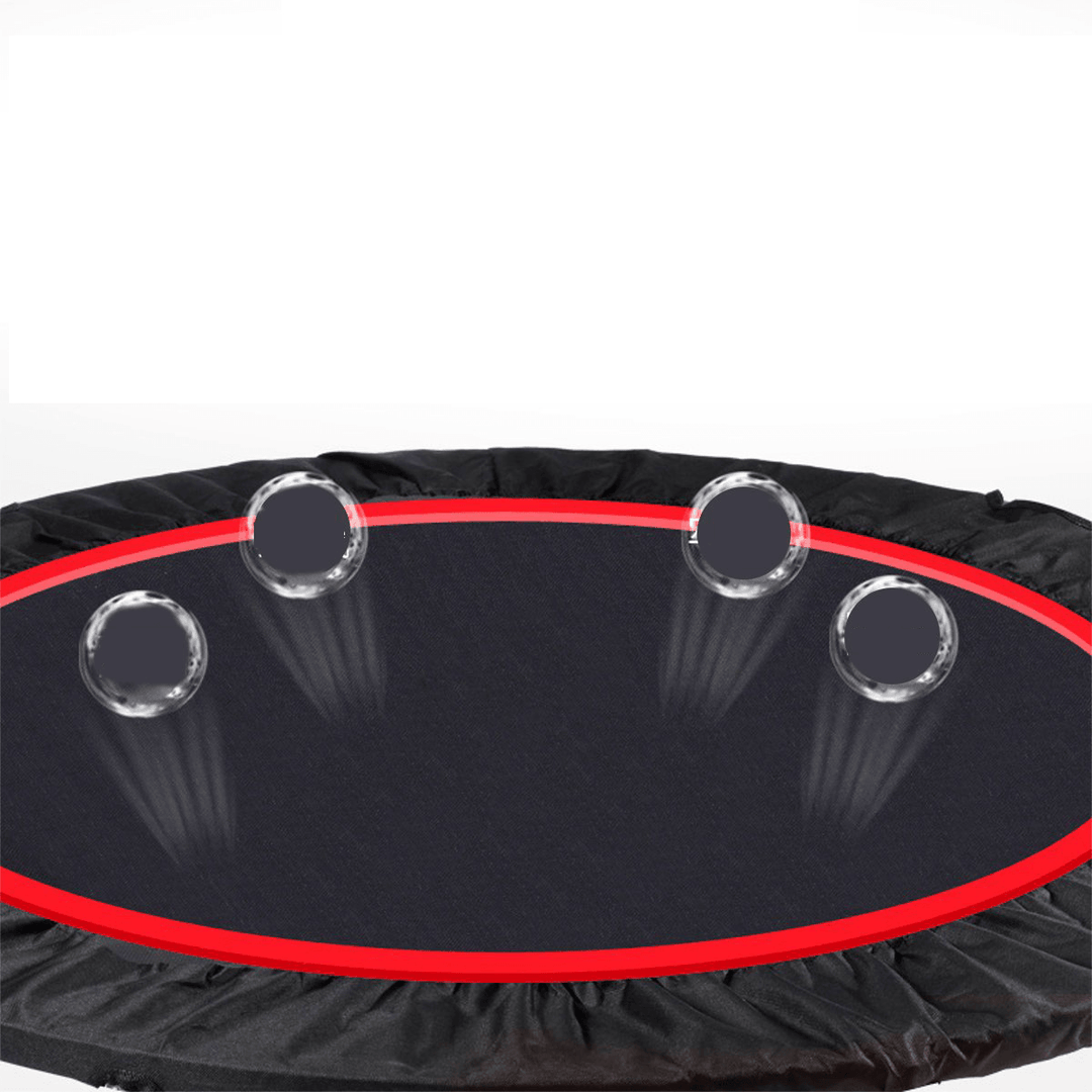 40/48 Inch Foldable Trampoline round Jumping Pad Cardio Elastic Yoga Exercise Max Load 50/60Kg - MRSLM