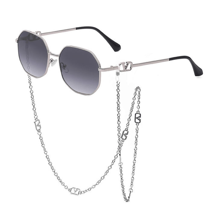 Anti Drop Chain Lanyard with the Same Irregular Sunglasses Women'S Trend - MRSLM