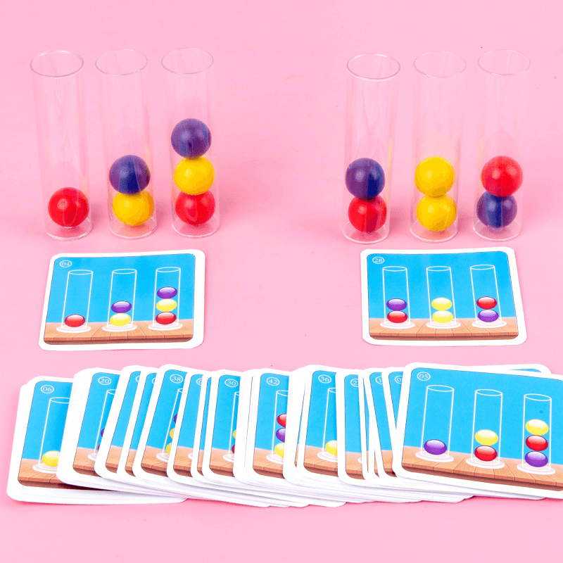 Children'S Test Tube Clip Beads Baby Early Education Puzzle Game - MRSLM