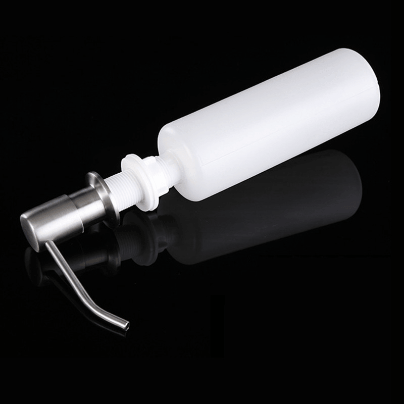 300Ml Stainless Steel Sink-Mounted Liquid Soap Dispenser Kitchen Bathroom Bottle - MRSLM