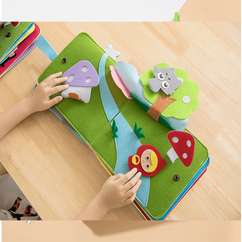 Children'S Baby Cloth Book Part 2 Cloth Book Rainbow Cloth Book - MRSLM