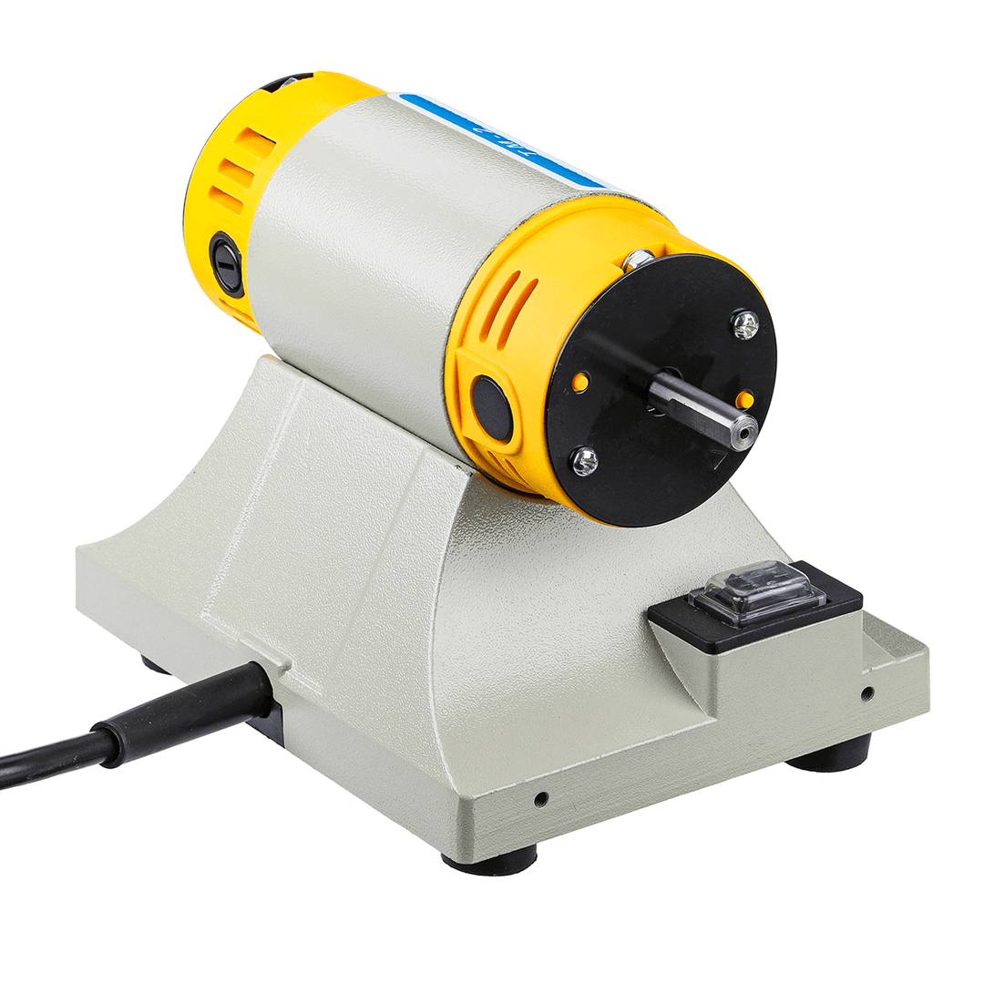 US/EU 350W Adjustable Speed Mini Polishing Machine for Dental Jewelry Motor Lathe Bench Grinder Kit - MRSLM