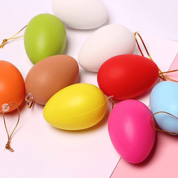 Can Hang Children'S Painted Plastic Simulation Eggs - MRSLM