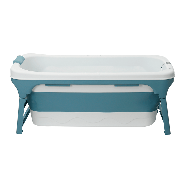 55X23.6X22.6 Inch Folding Bathtub Portable Bathroom Capacity Soaking Tub Temperature Sensing SPA Massage Baby Adult - MRSLM