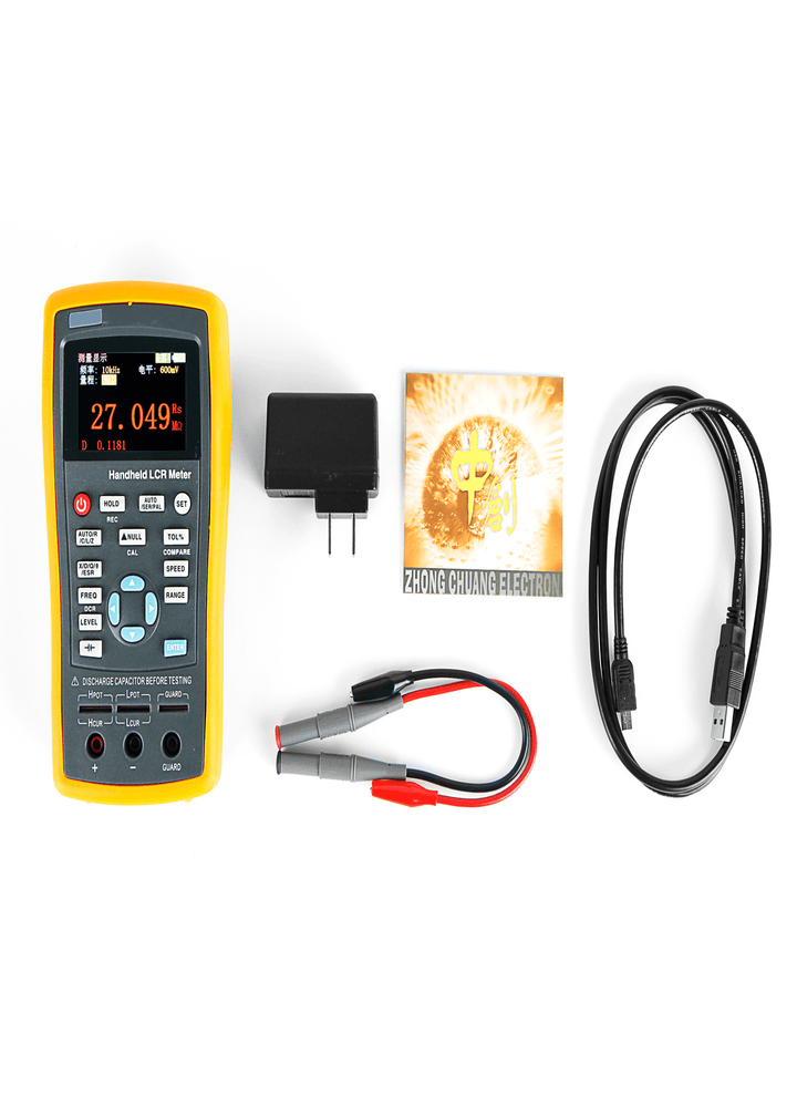 ET430B Digital LCR Meter 10Khz Testing Frequency Capacitance Inductance Resistance Meter Precision 1Khz 10Khz Handheld LCR Bridge Meter - MRSLM