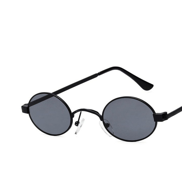 Super Small Frame Summer Color Oval Sunglasses - MRSLM