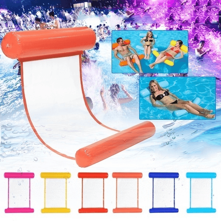 Swimming Inflatable Chair Floating Water Hammock Summer Swimming Pools Lounge Bed - MRSLM