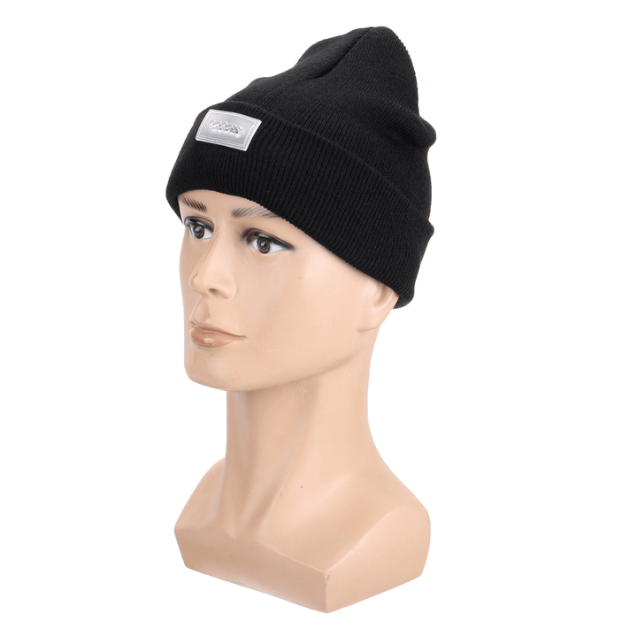 LED Lighted Beanie Cap Hip Hop Men Women Knit Hat Hunting Camping Running Hat Christmas Gifts for Men Women Cap - MRSLM