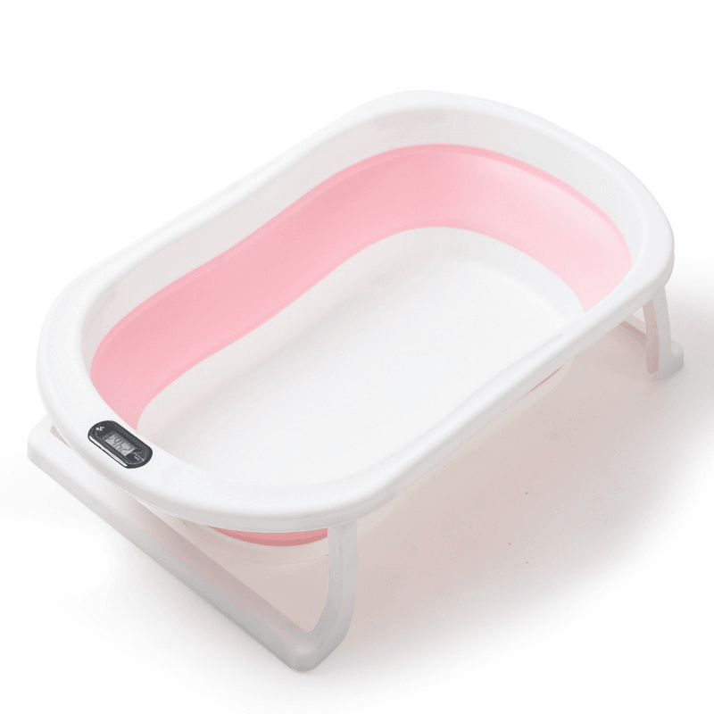 Portable Foldable Baby Bathtub Infant Newbornbath Tub Temperature Sensitive - MRSLM