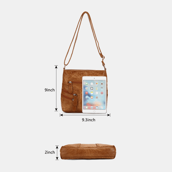 Women Waterproof Square Bag Crossbody Bag Shoulder Bag - MRSLM