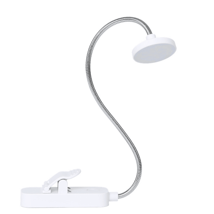 YJD-5331 USB 12LED/8LED Reading Light Three Color Temperature Gradual Dimming Book Clip Light - MRSLM