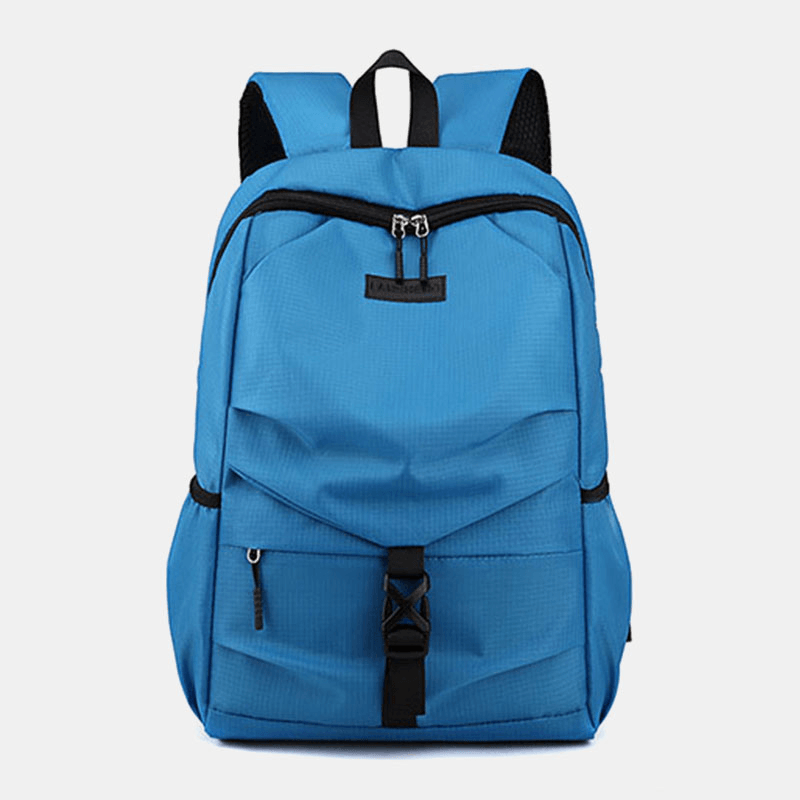 Men Tear Resistance Breathable Waterproof Backpack Large Capacity 15.6 Inch Laptop Bag Shoulder Bag - MRSLM