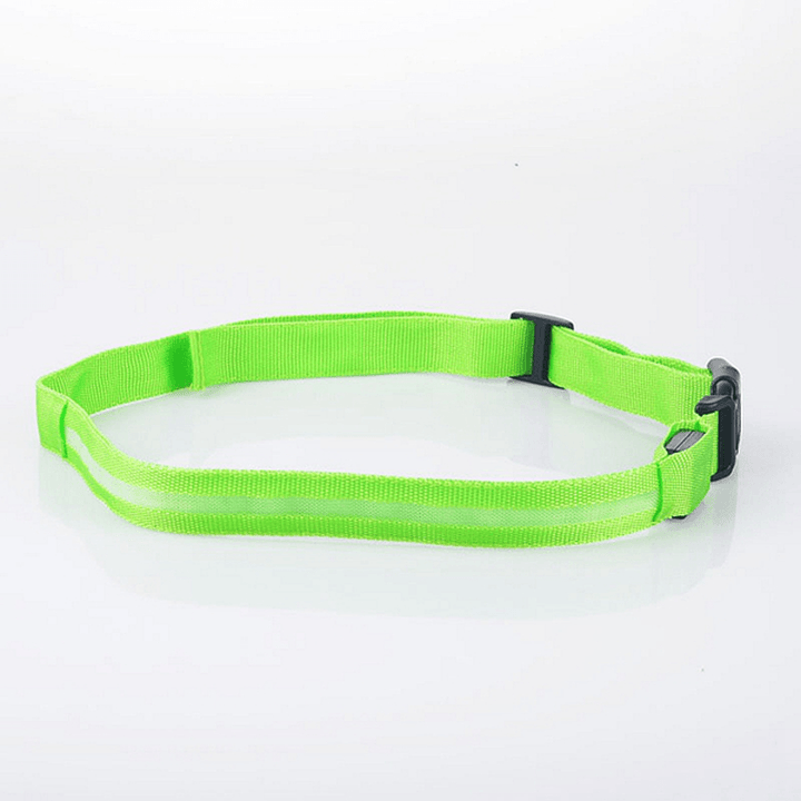 LED Flashing Waistband Safety Reflective Waistband Bicycle Jogging Running Belt - MRSLM