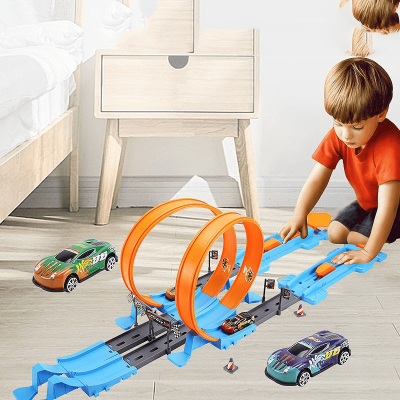 Alloy Racing Track Catapult Car Boy - MRSLM