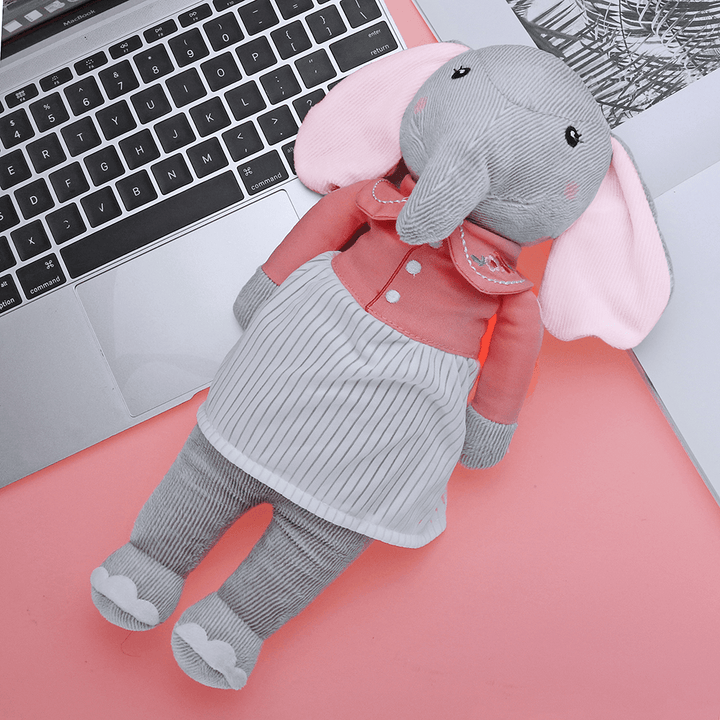 12.5 Inch Metoo Elephant Doll Plush Sweet Lovely Kawaii Stuffed Baby Toy for Girls Birthday - MRSLM