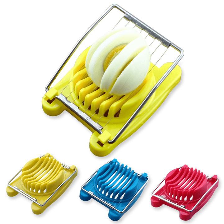 1PC Stainless Steel Cut Egg Slicer Sectioner Cutter Mold Multifunction Eggs Splitter Cutter Kitchen Tools Egg Tool - MRSLM