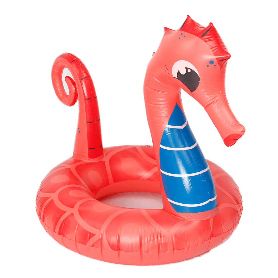 Large Seahorse Inflatable Hippocampus Giant Swimming Pool Ring Floats Bed Water Pool Raft Camping Beach Water Sport Toys Lounge Travel - MRSLM