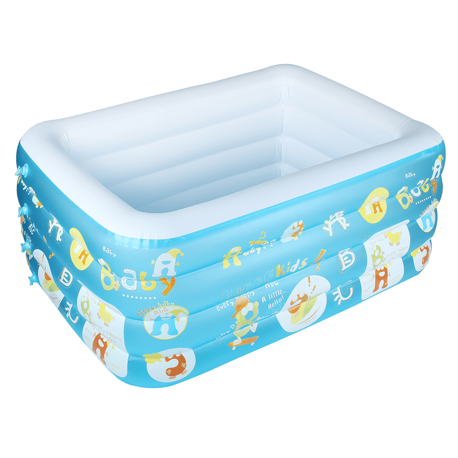 47/59/71 Inch 4-Layer Inflatable Swimming Pool Baby Bathtub with 19Pcs Accessories - MRSLM