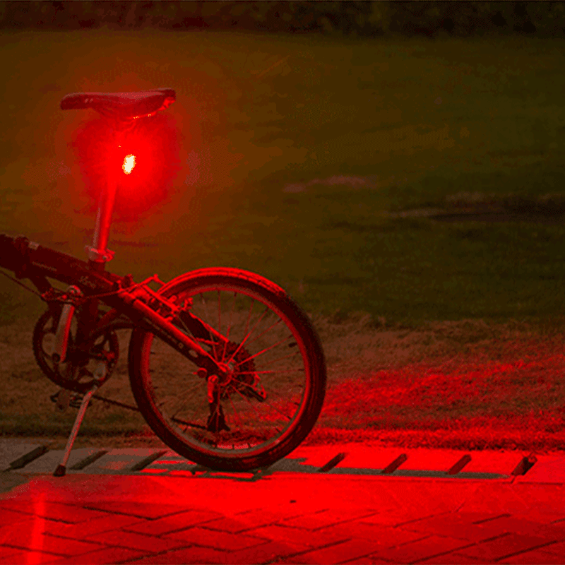 PROMEND Cycling Mountain Bike LED Taillights Rechargeable Bicycle Lights Night Riding Warning Lights - MRSLM