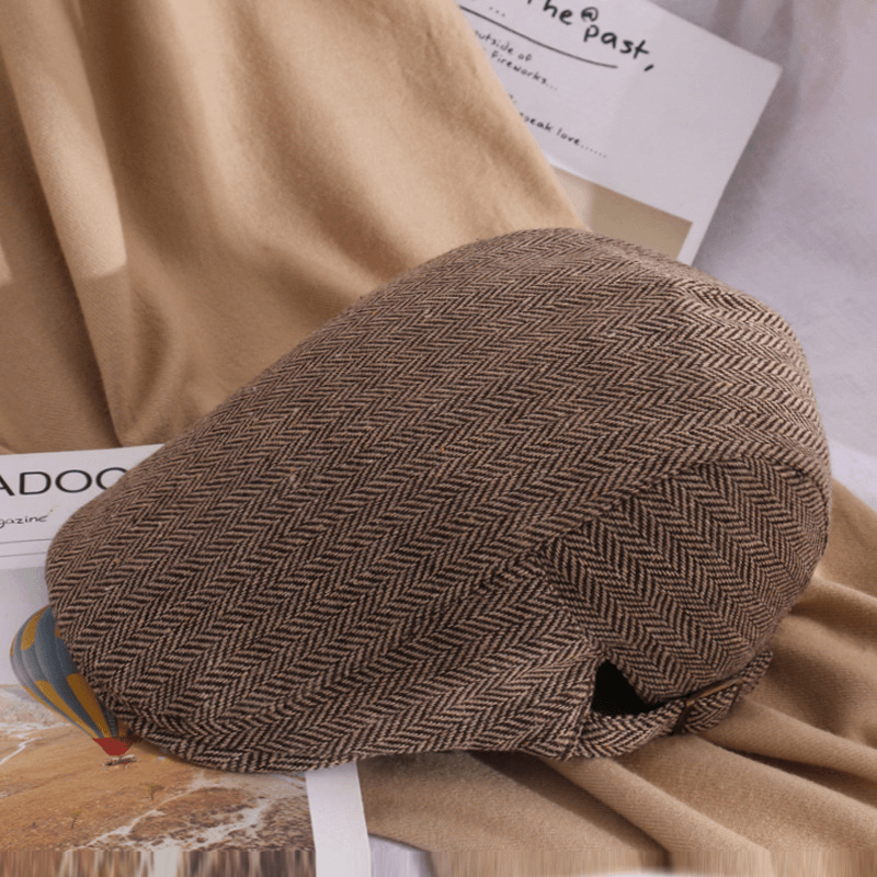 Autumn and Winter Woolen Mens and Womens Beret Caps - MRSLM