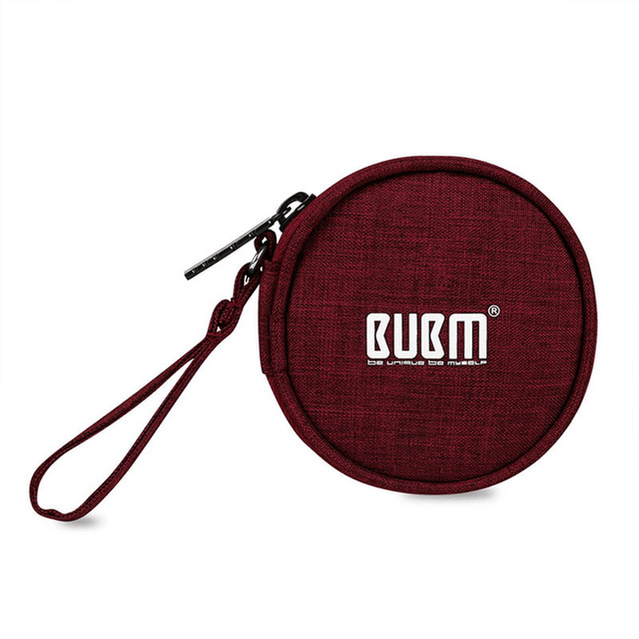 BUBM Travel Carrying Case for Small Electronics and Accessories Earphone Earbuds Cable Change Purse - MRSLM