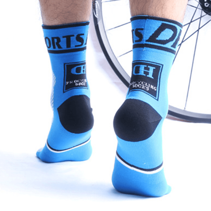 DH Sports Mens Womens Cycling Cushion Crew Sock - MRSLM